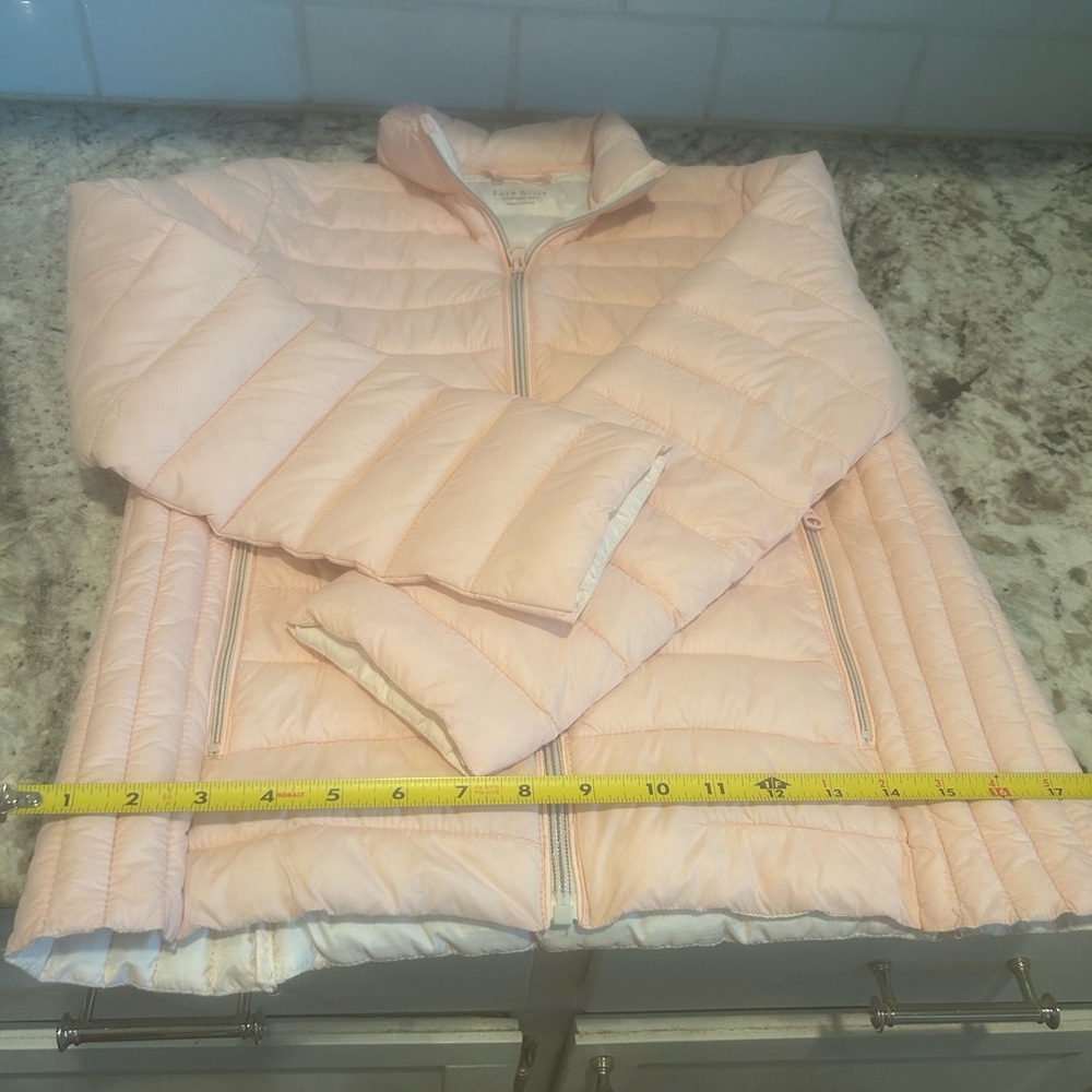 Zara Soft Pink Girls' Puffer Jacket